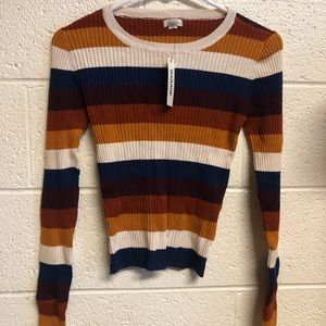 GARAGE stripe sweater NWT